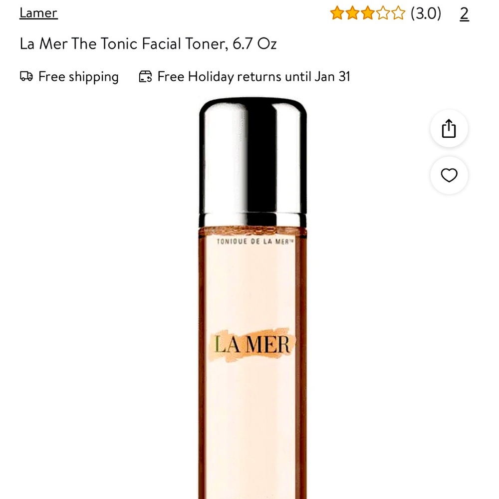 La Mer tonic